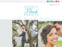 Tablet Screenshot of perfecttouchevents.com